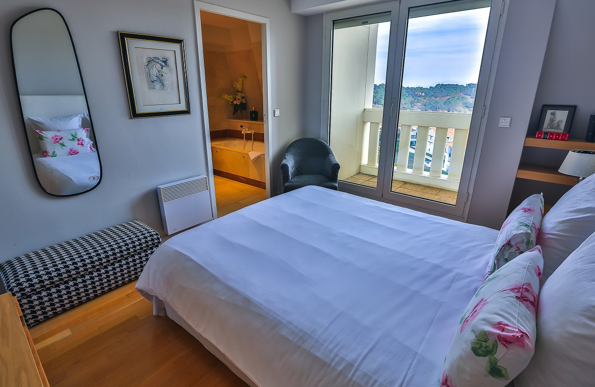 chambre vue mer proche de biarritz-location appartement cote basque vue mer-appartement luxe cote basque